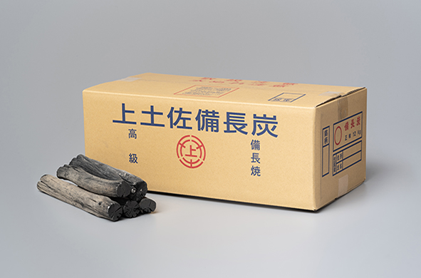 土佐備長炭の箱